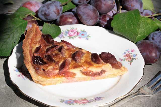 glutenfreie Pflaumen Tarte