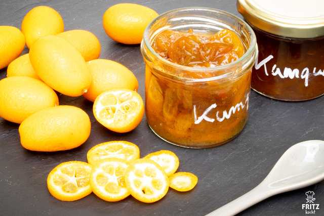 Kumquats eingekocht