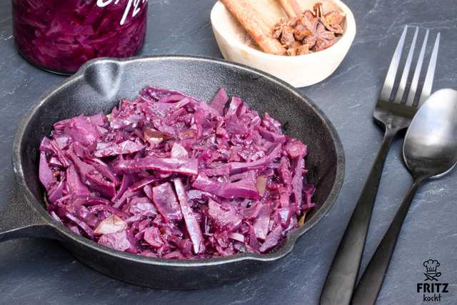 Rotkohl schnelle Nummer