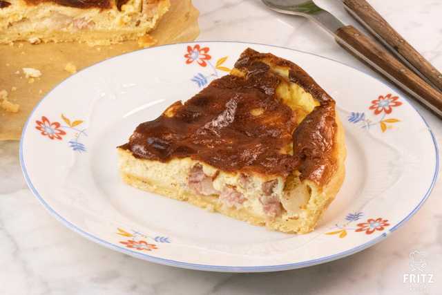 Quiche Lorraine,  Lothringer Speckkuchen
