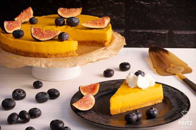 Kürbis Schokoladen nobake Kuchen 