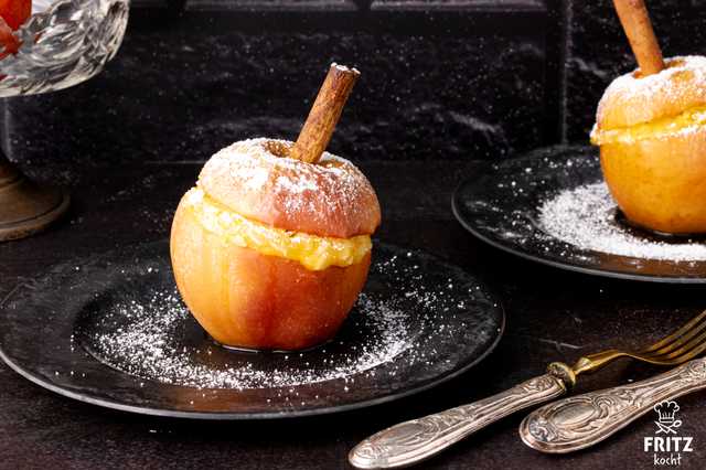 Brat Apfel - Weihnachtsdessert