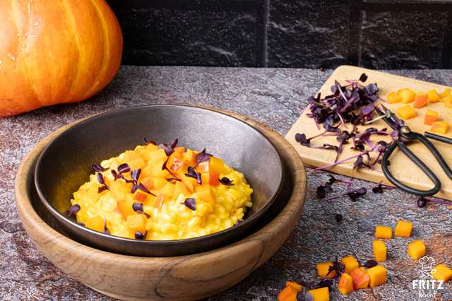 Kürbis Risotto