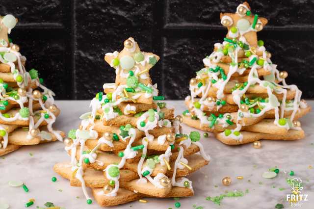 Plätzchen Tannenbaum, essbare Weihnachtsmagie