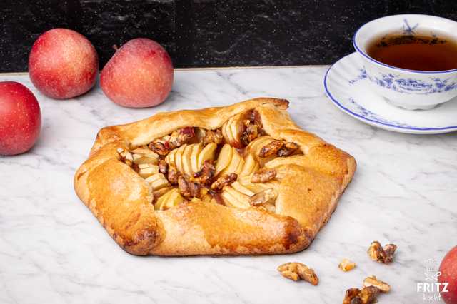 Apfel Galette, der einfachste Herbst Apfelkuchen